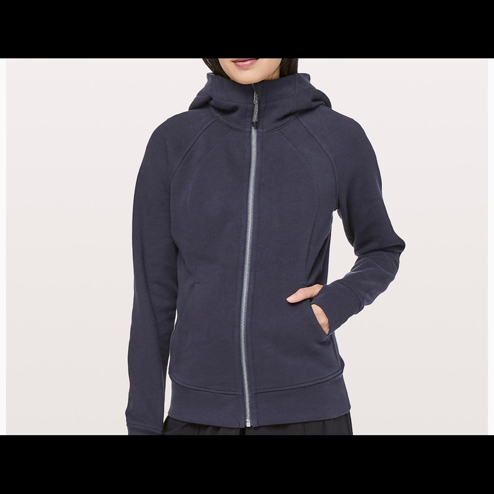 Navy Blue Lululemon Scuba Jacket